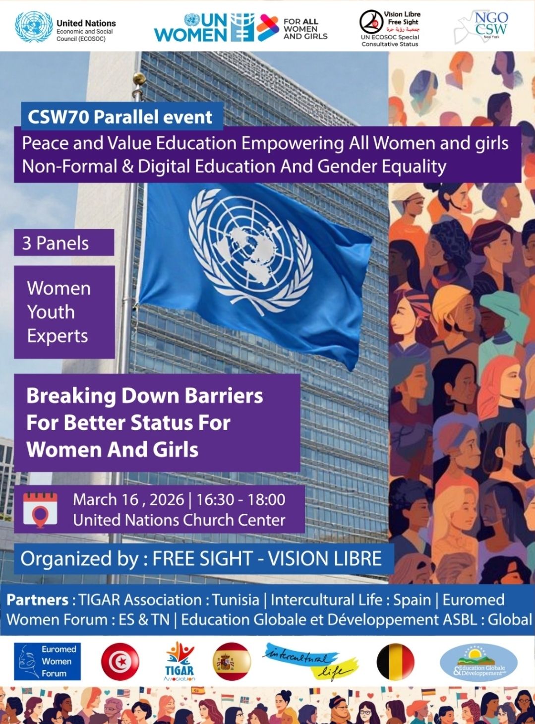 CSW70 Parallel Event at the United Nations