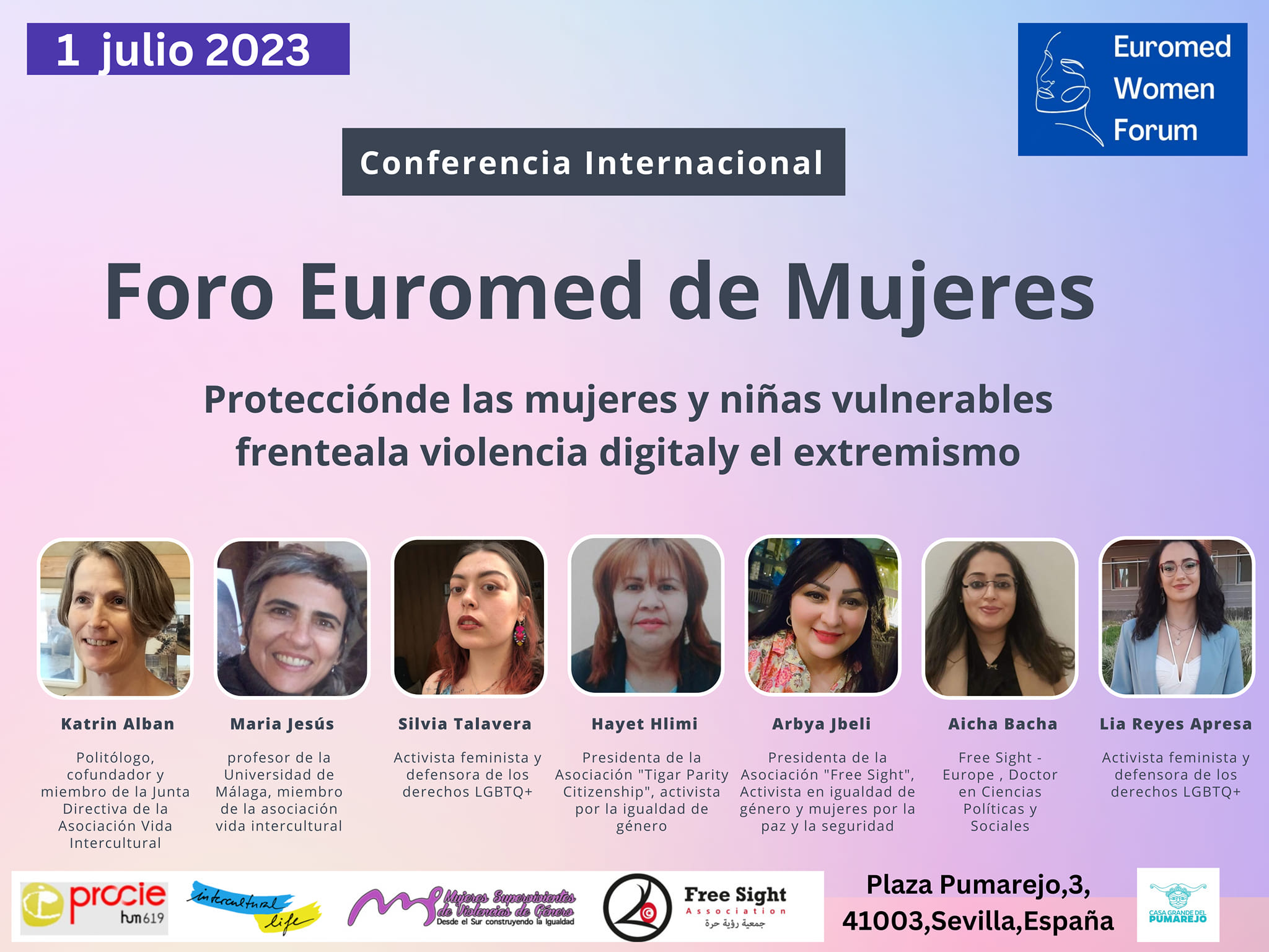 Foro Euromed de Mujeres expert panel